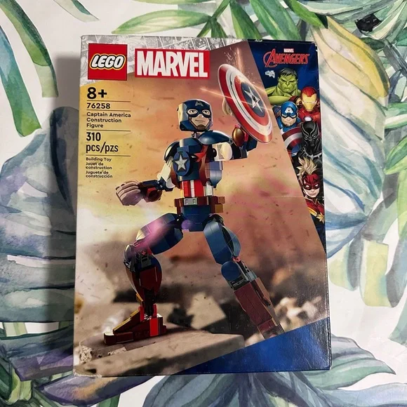 LEGO Captain America Construction Figure Buildable Marvel Action Figure NWT - Picture 8 of 9